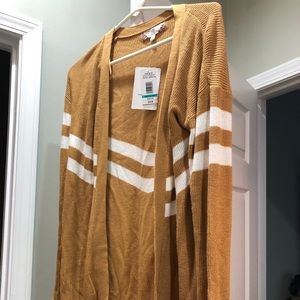 NWT Mustard Yellow Cardigan